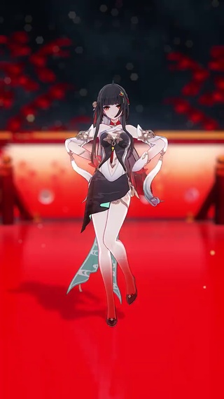 舞台上二次元动漫美女