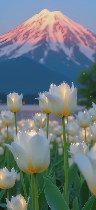 暮色花海