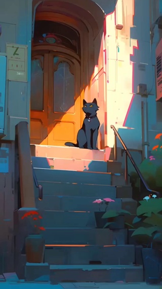 等你的猫咪
