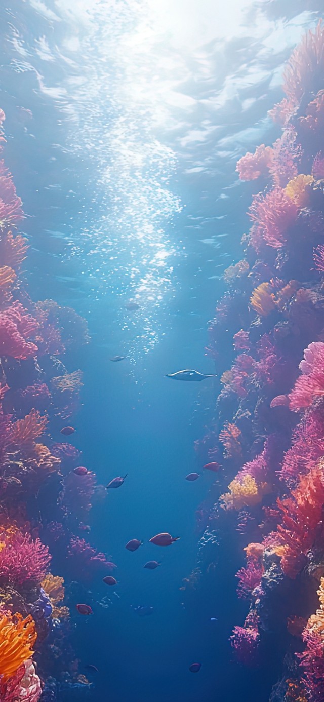 壮观珊瑚海沟