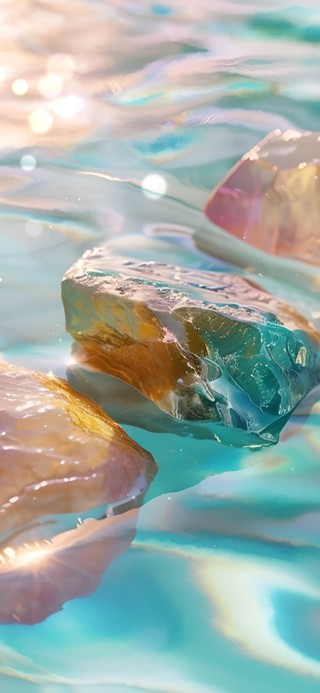 治愈系清澈水流