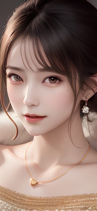 4k清纯可爱插画美女