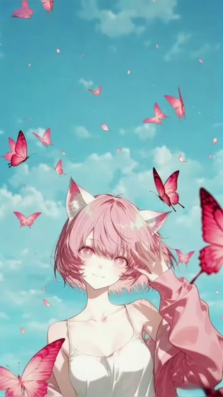 猫耳萌妹