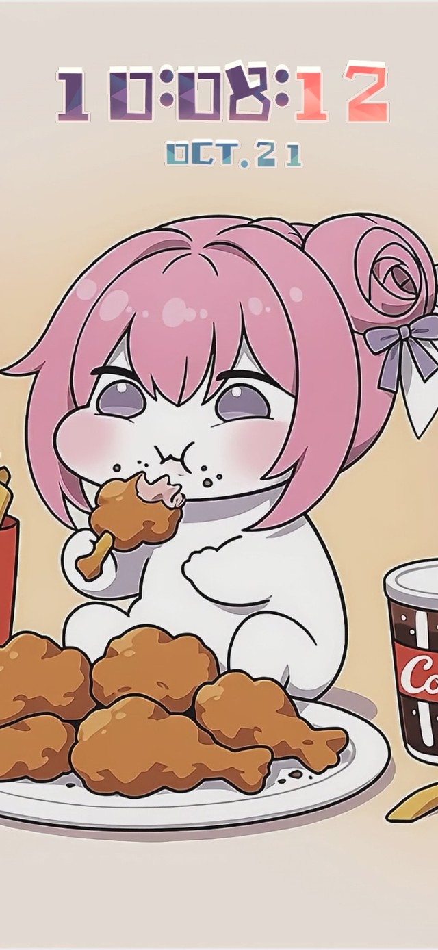 每天都要好好吃饭呀（时钟版）