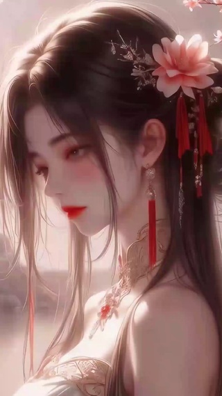 国风侧颜美女