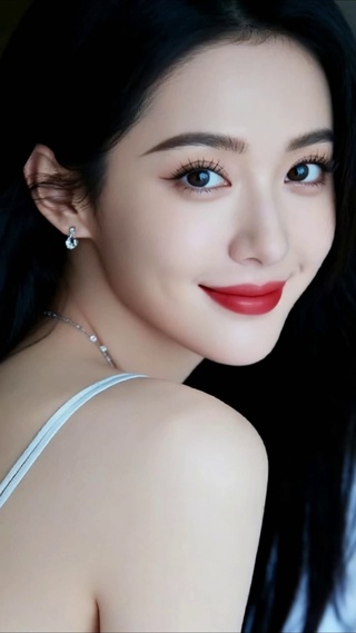 优雅女神微笑动态