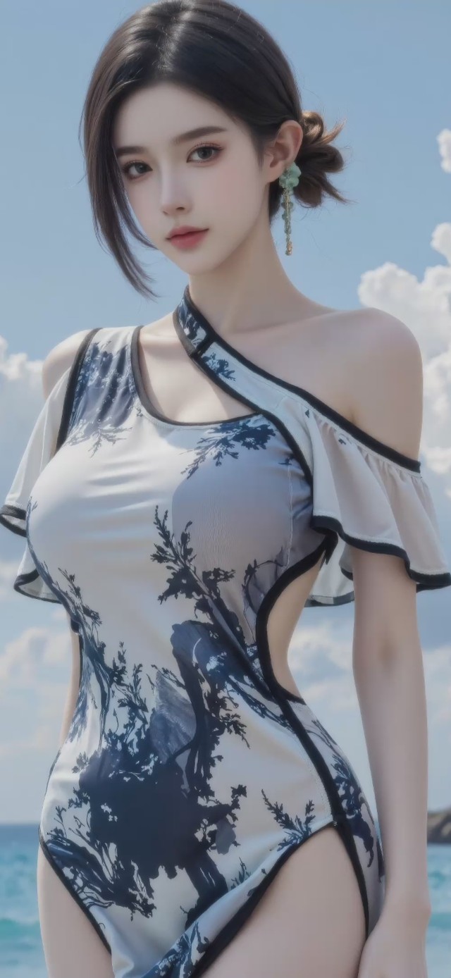 简约护眼美女壁纸