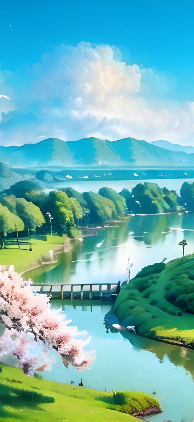 4k唯美水湾小镇