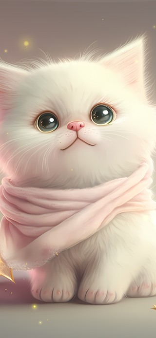 可爱星光猫咪