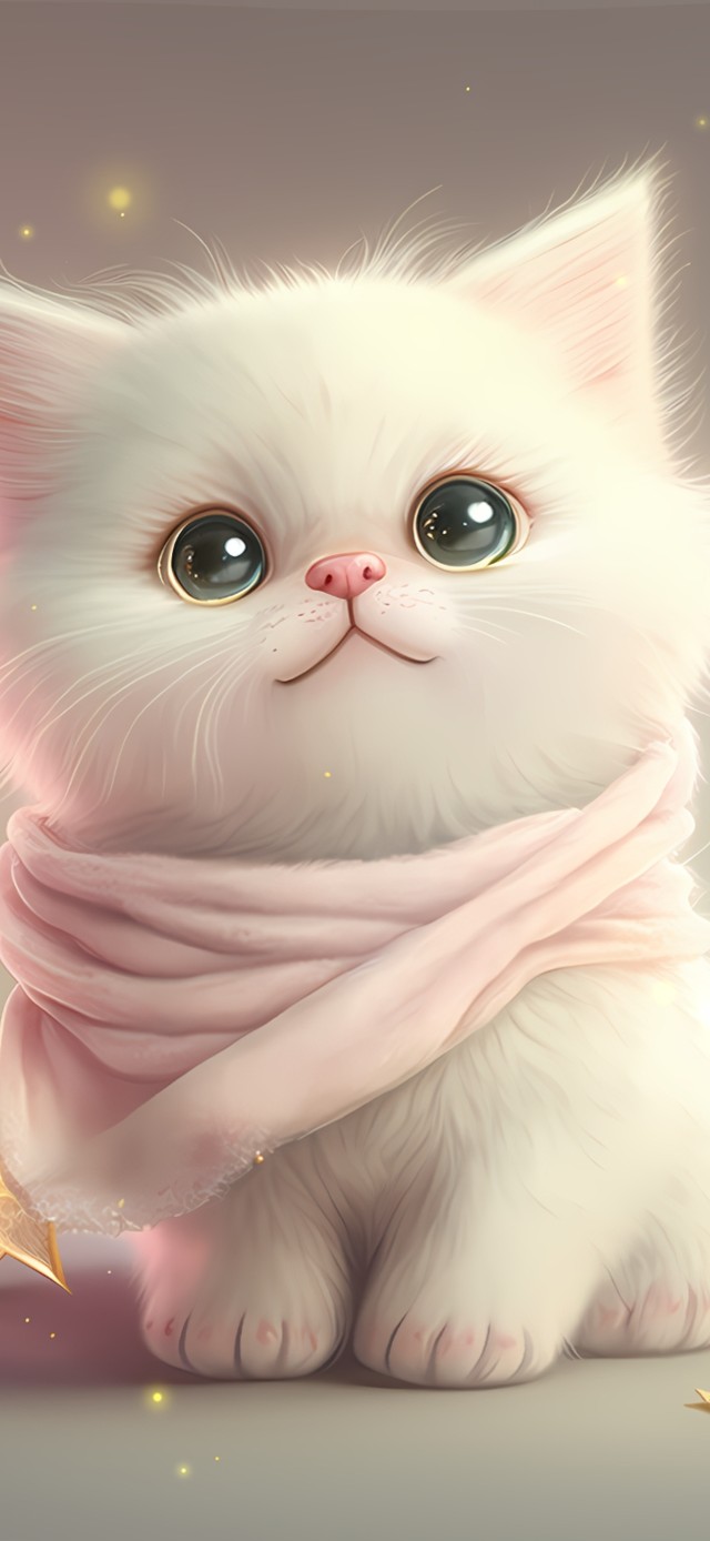 可爱星光猫咪