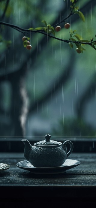 4K煮茶听雨