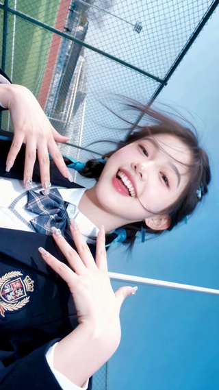 晴天清纯美少女
