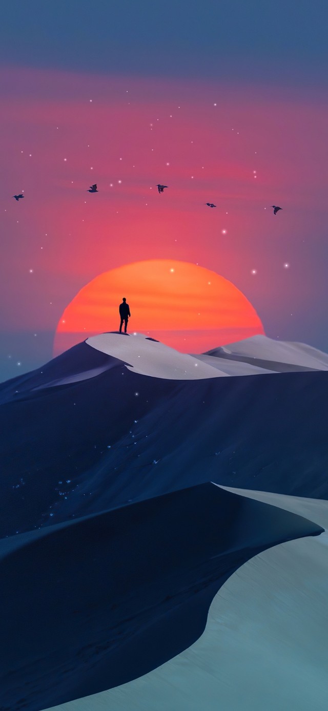 沙漠星空