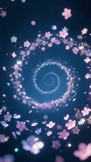 旋转花