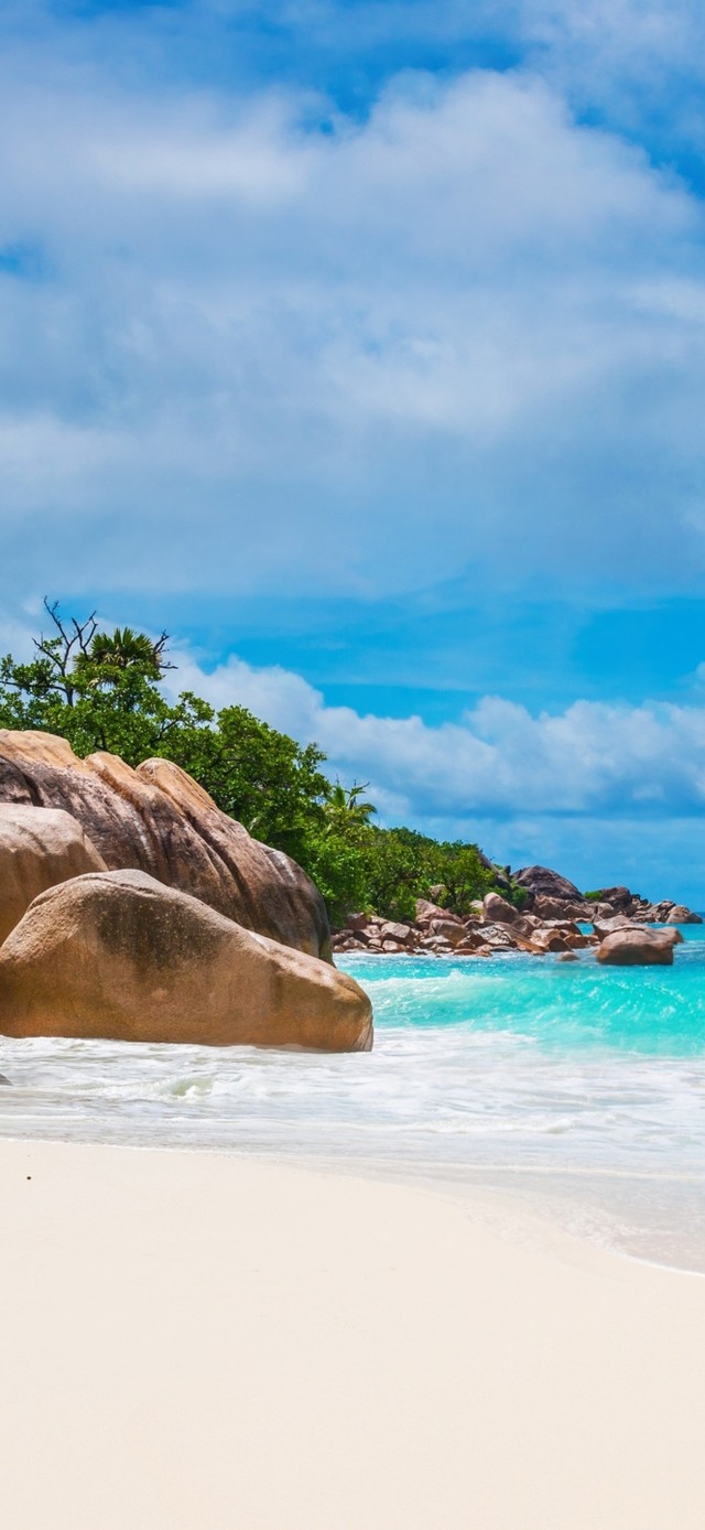 4k蓝色大海沙滩