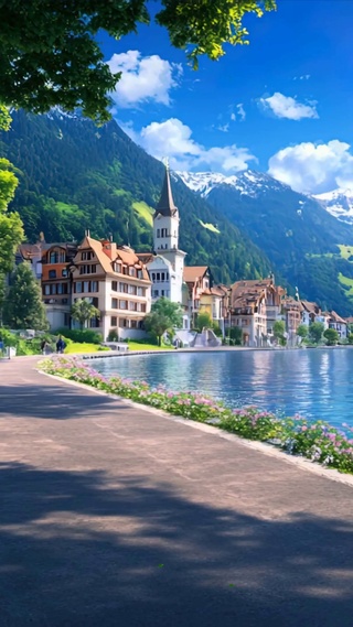 护眼白云树木花草树木