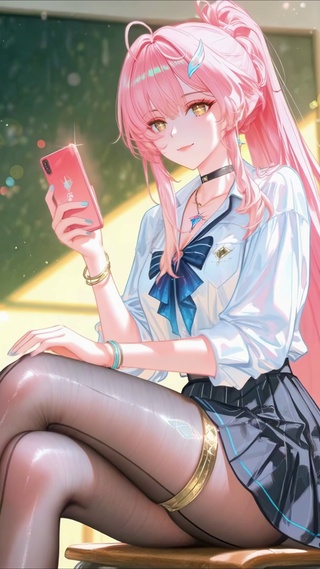 黑丝校服爱弥斯