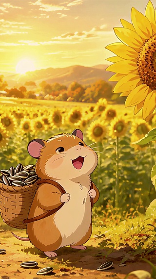 向日葵小仓鼠