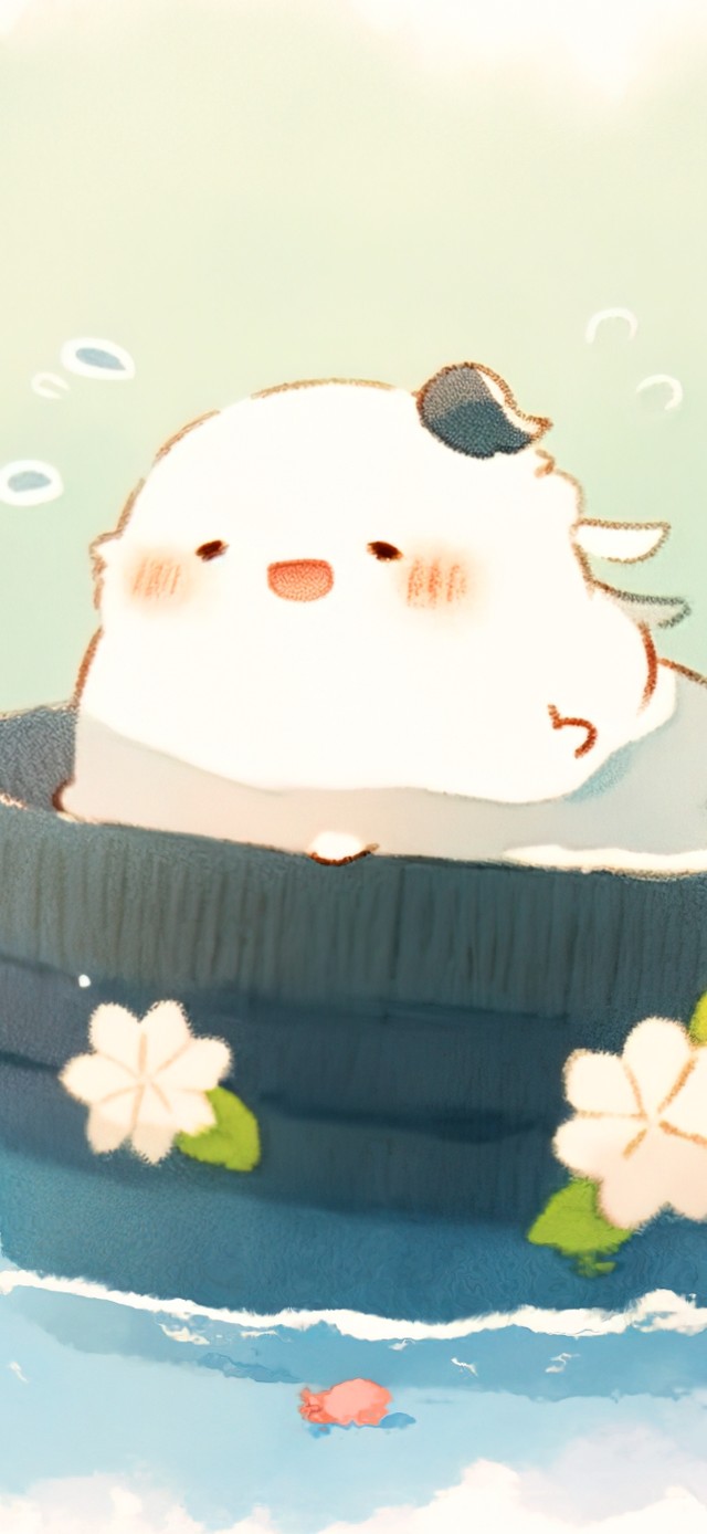 小可爱泡澡