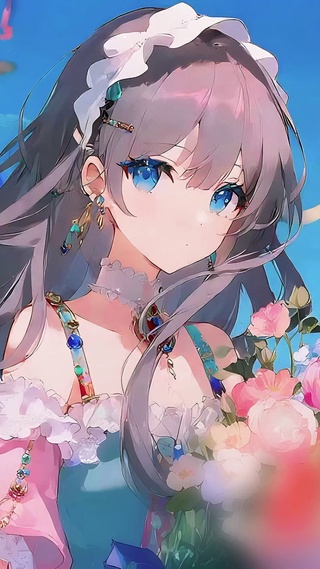 动漫彩蝶少女