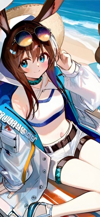 海边泳装少女-阿米娅