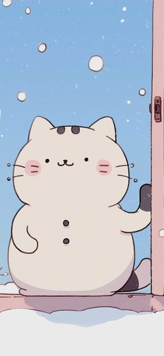 雪中猫咪