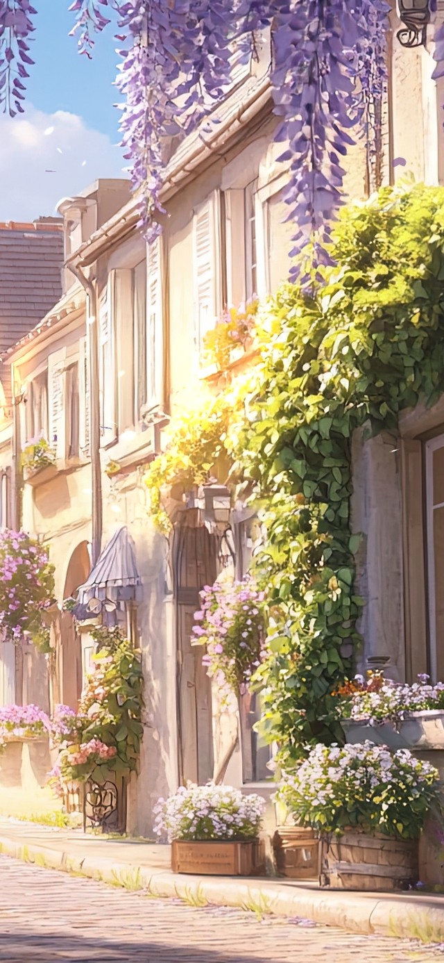 紫藤花小镇的夏日