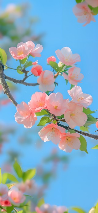春日桃花