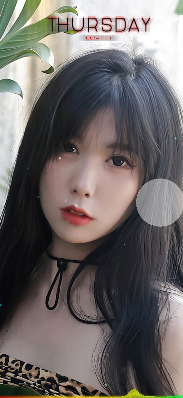 清纯性感长发美女
