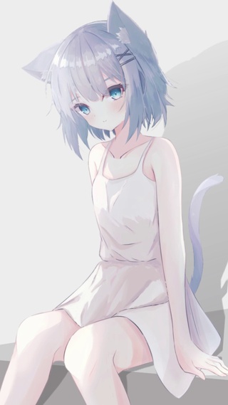 猫耳朵的少女