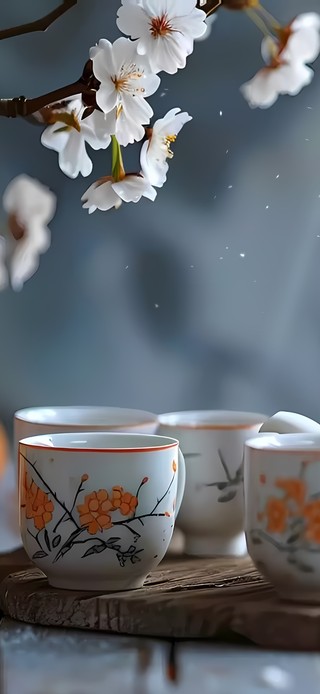 樱花煮茶