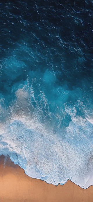 蓝海白浪
