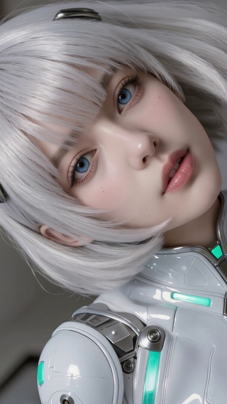 白发未来机器少女