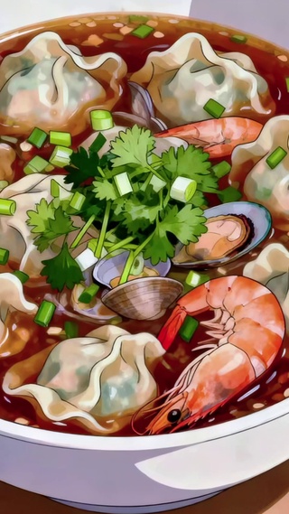 海鲜馄饨