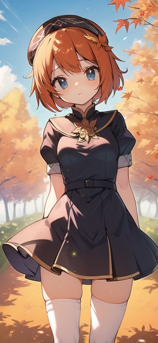 秋叶少女