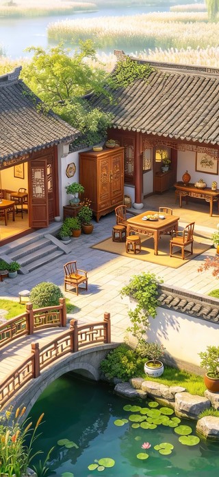 芦苇荡四合小院