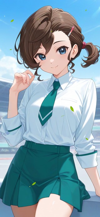 唯美体育场少女