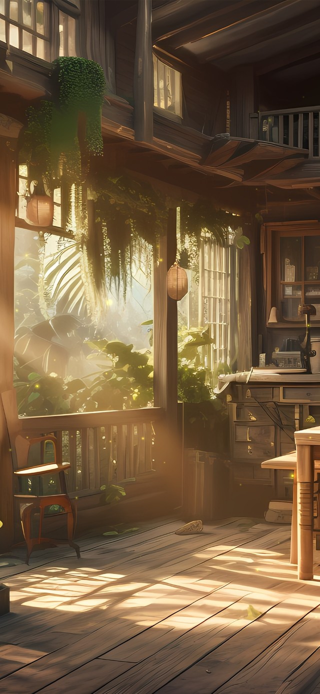 唯美治愈阳光小屋