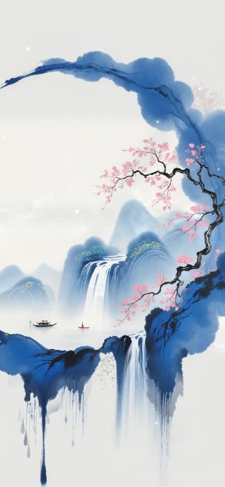 顺心 山水意境