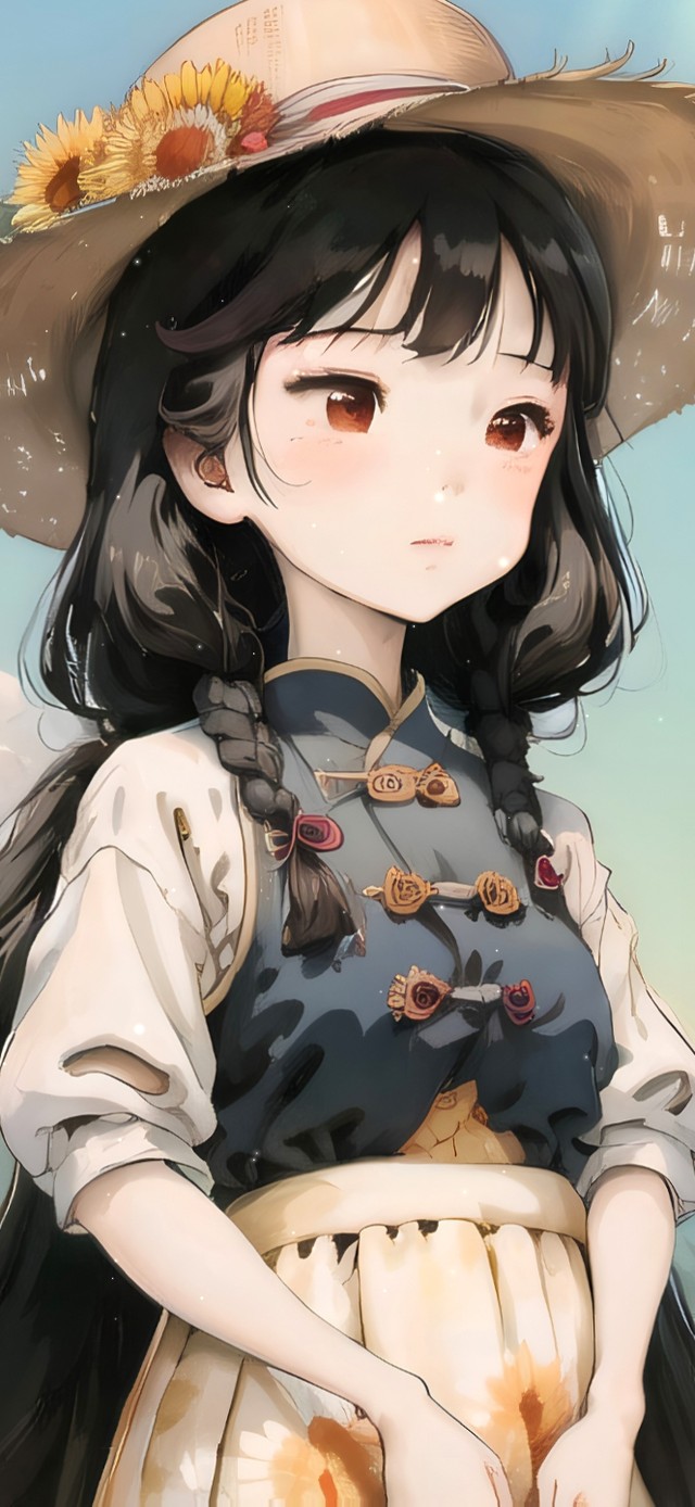 田园可爱女孩