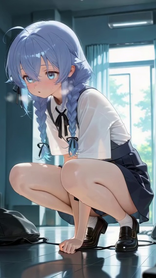 洛琪希热懵了