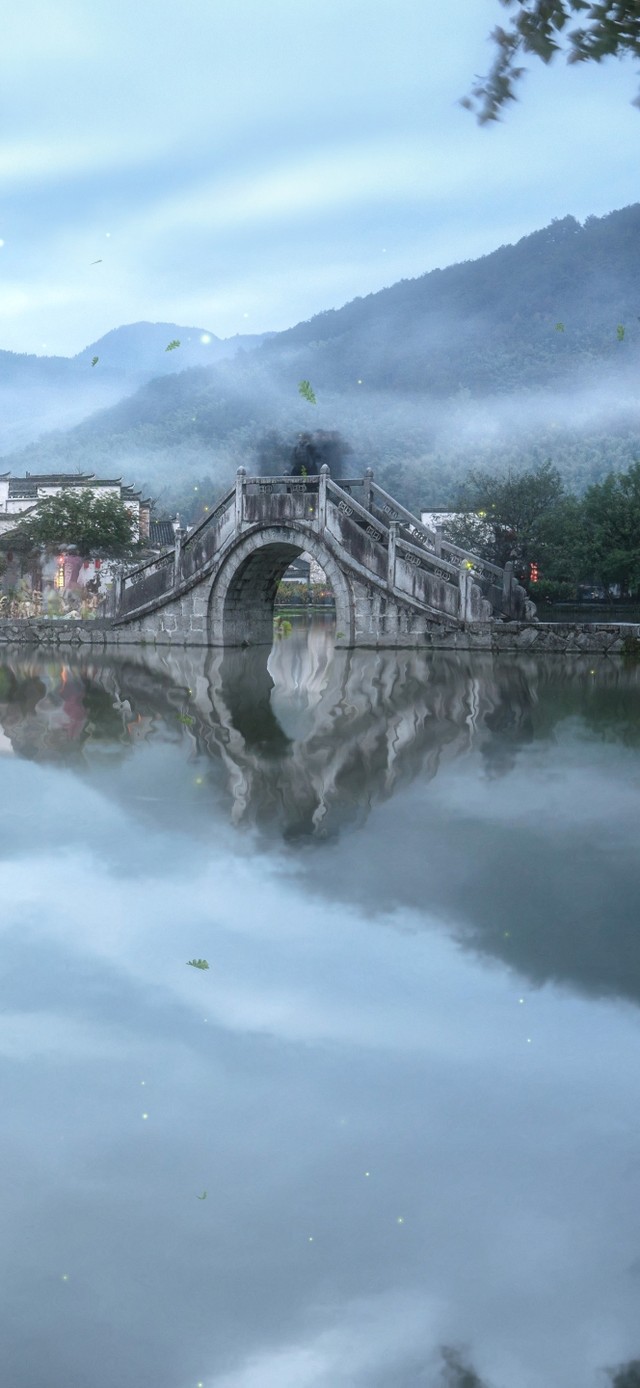 唯美云雾江南水乡