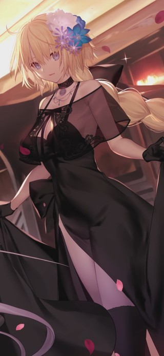 黑丝礼服美少女