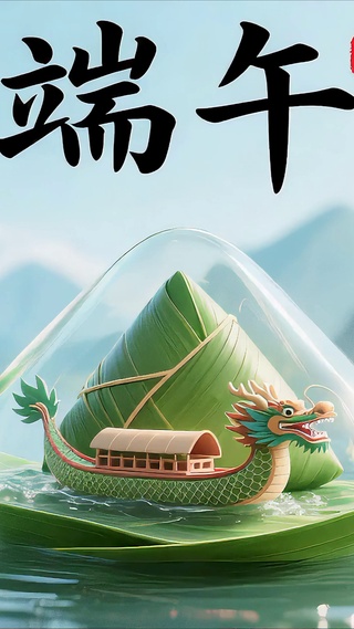 端午节山水龙舟
