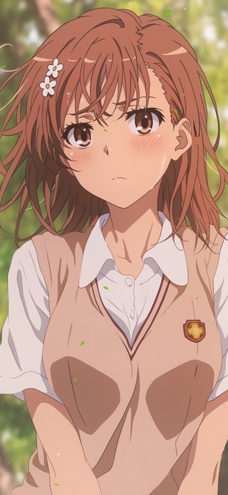 唯美夏日林间少女