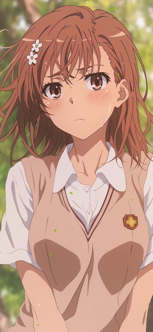 唯美夏日林间少女