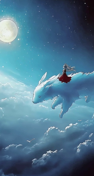 云端望月·冰灵