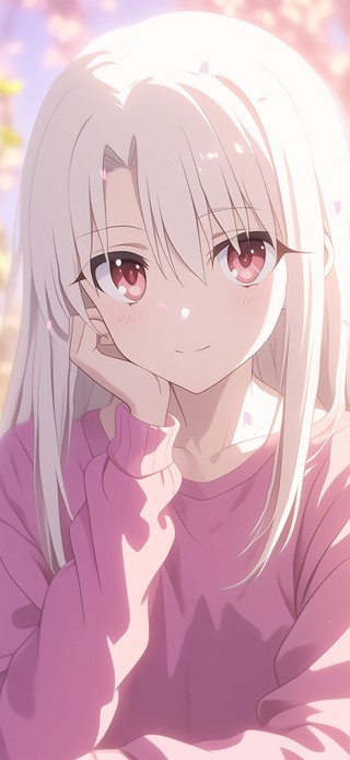 白发花园女孩