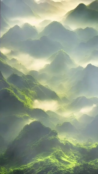 夏日迷雾森林