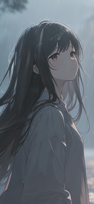 雨夜絮语少女